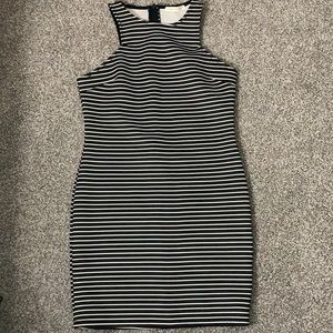 Fairly new black and white stripes.